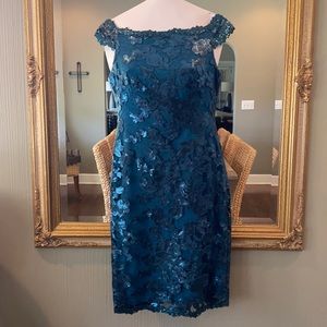 Audrianna Papell | Sequined Cocktail Dress | size 2